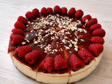 White Chocolate Raspberry Cheesecake